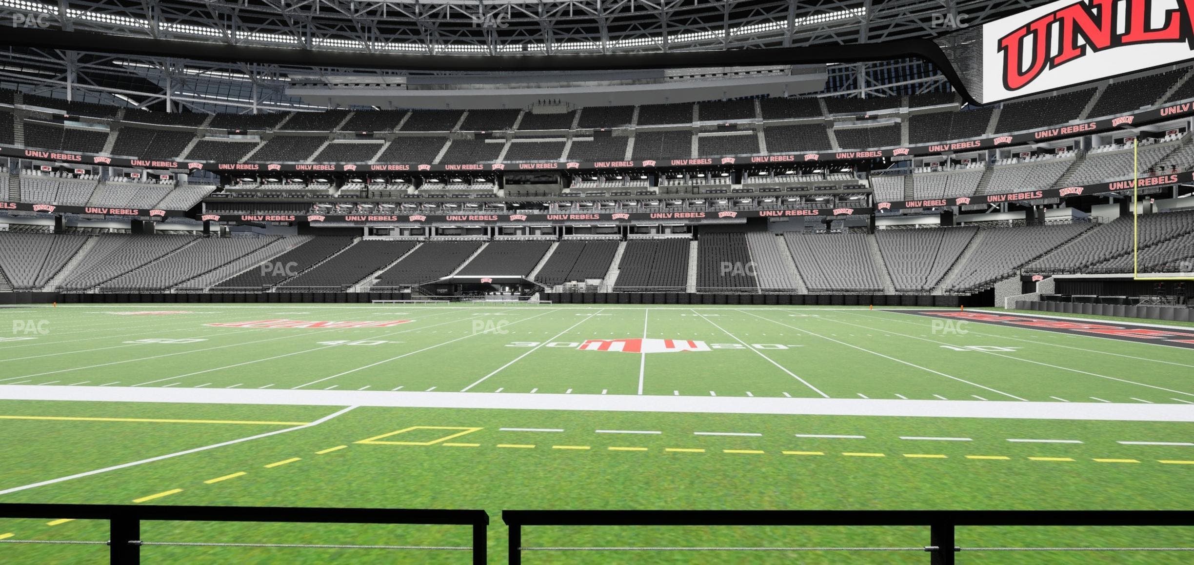 Allegiant Stadium - Section Club 110 Seat View