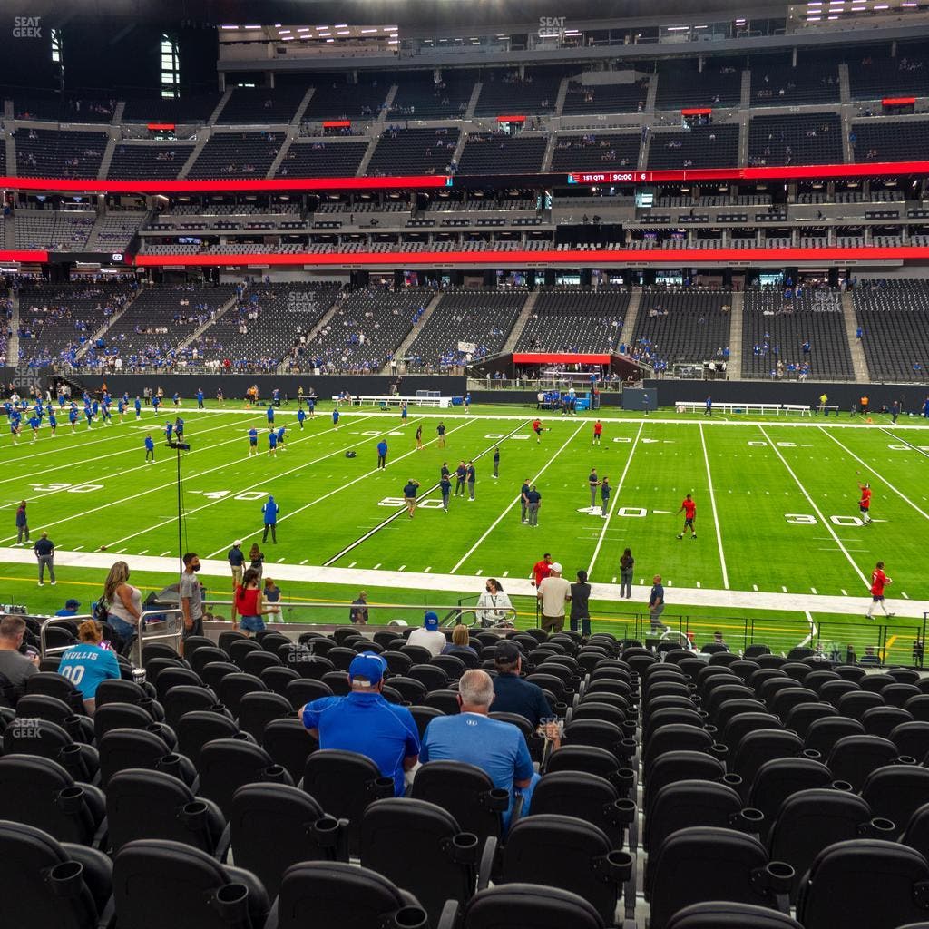 Allegiant Stadium - Section Club 111 Seat View
