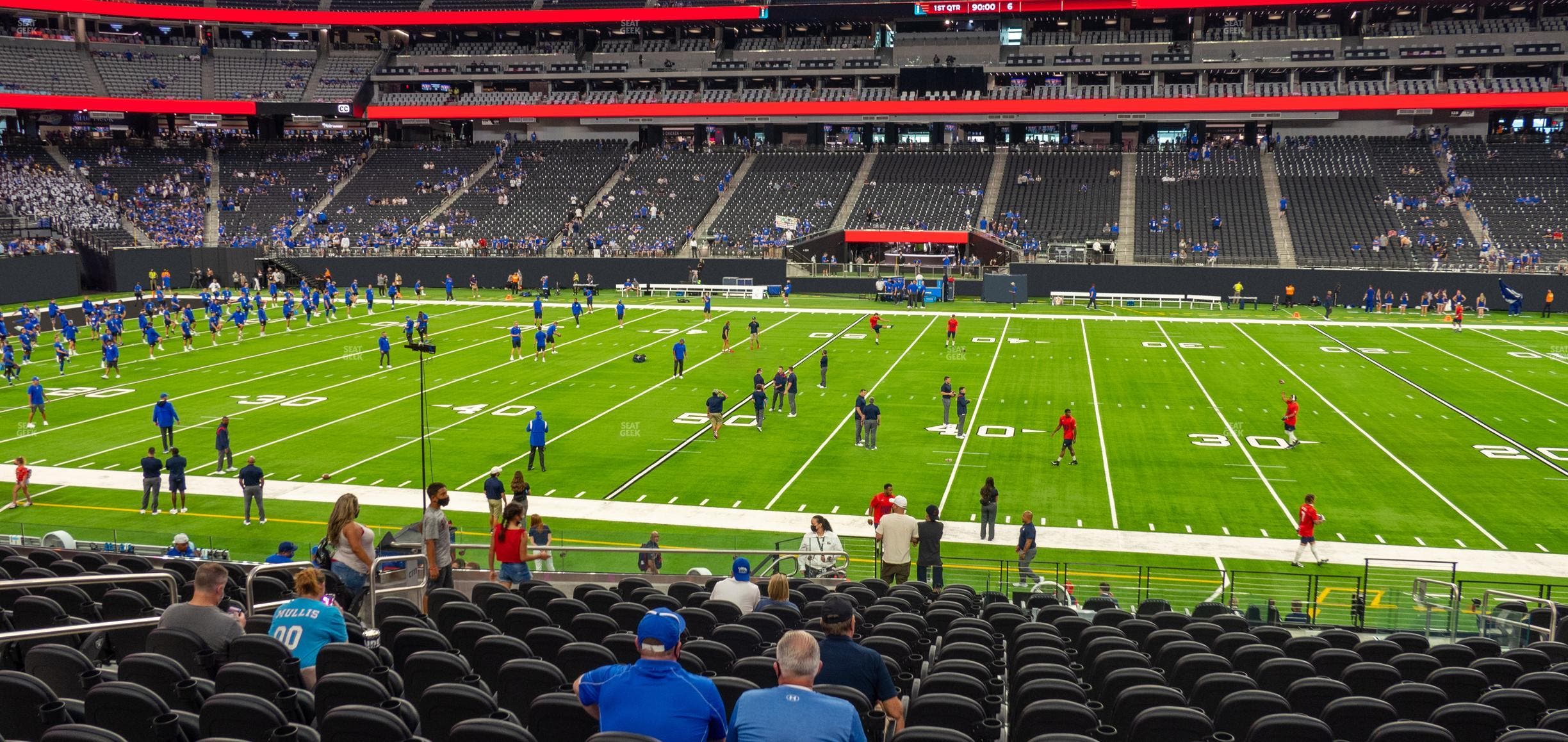Allegiant Stadium - Section Club 111 Seat View