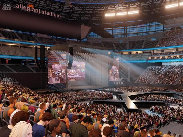 Allegiant Stadium - Section Club 111 Seat View