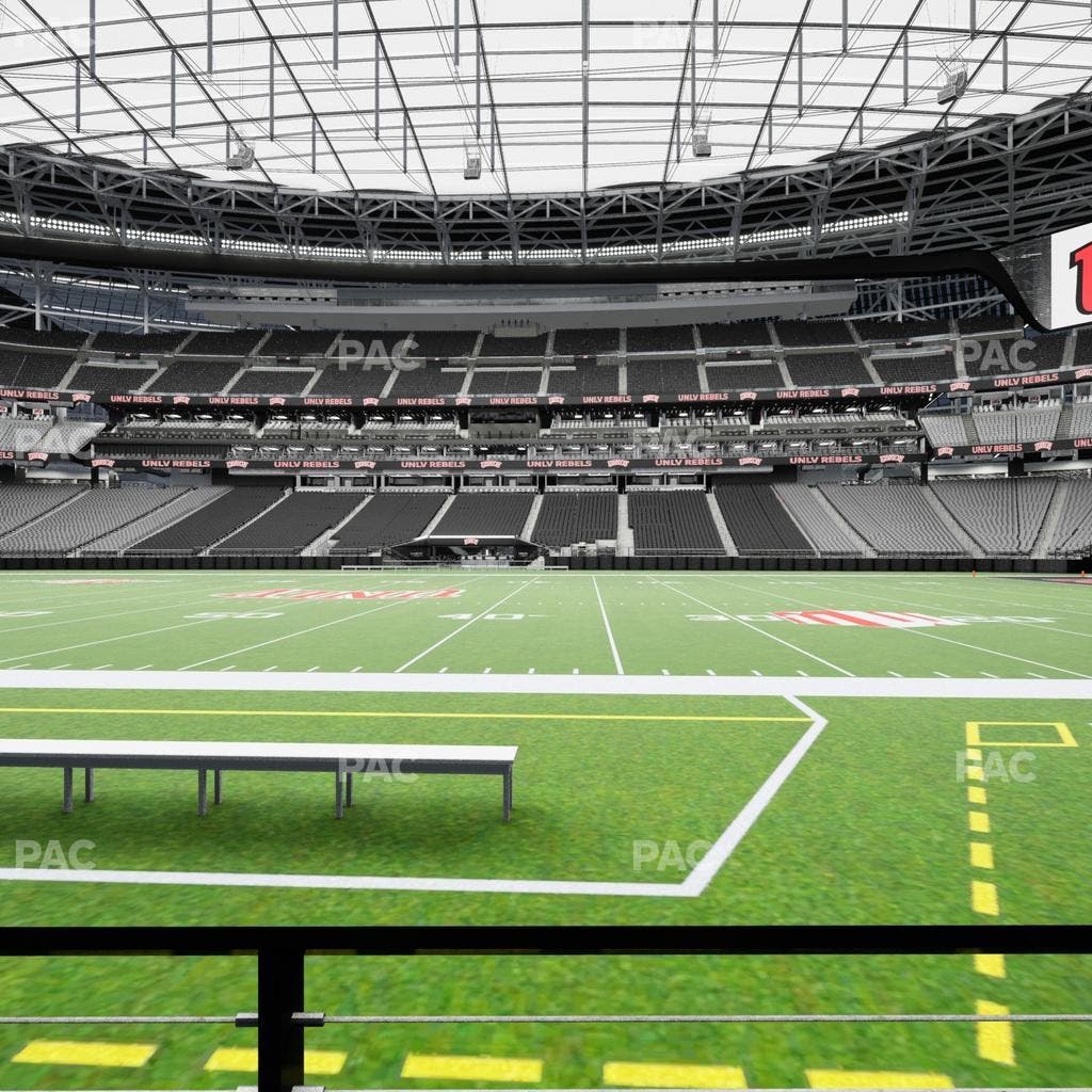 Allegiant Stadium - Section Club 111 Seat View