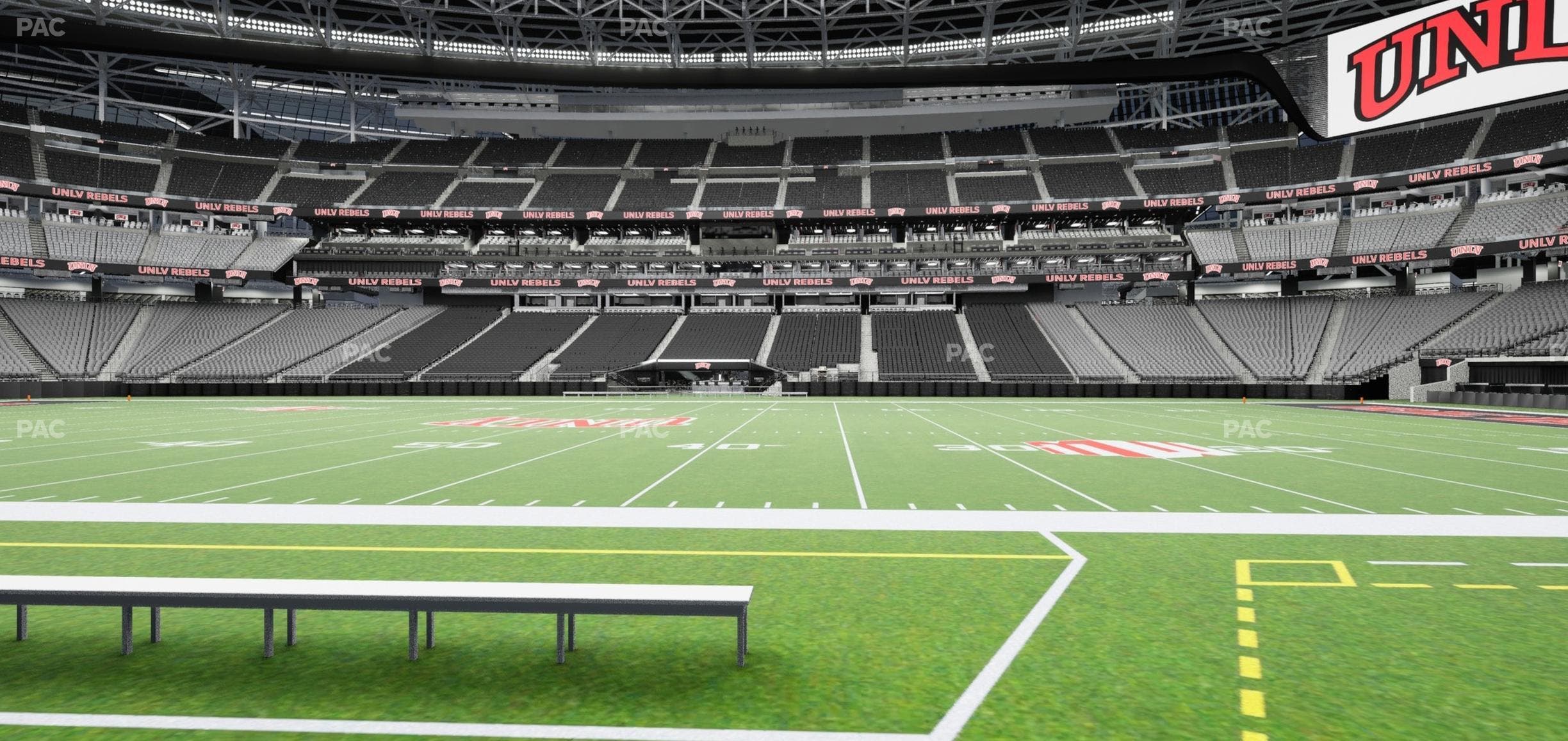 Allegiant Stadium - Section Club 111 Seat View