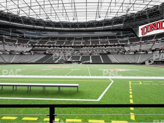 Allegiant Stadium - Section Club 111 Seat View