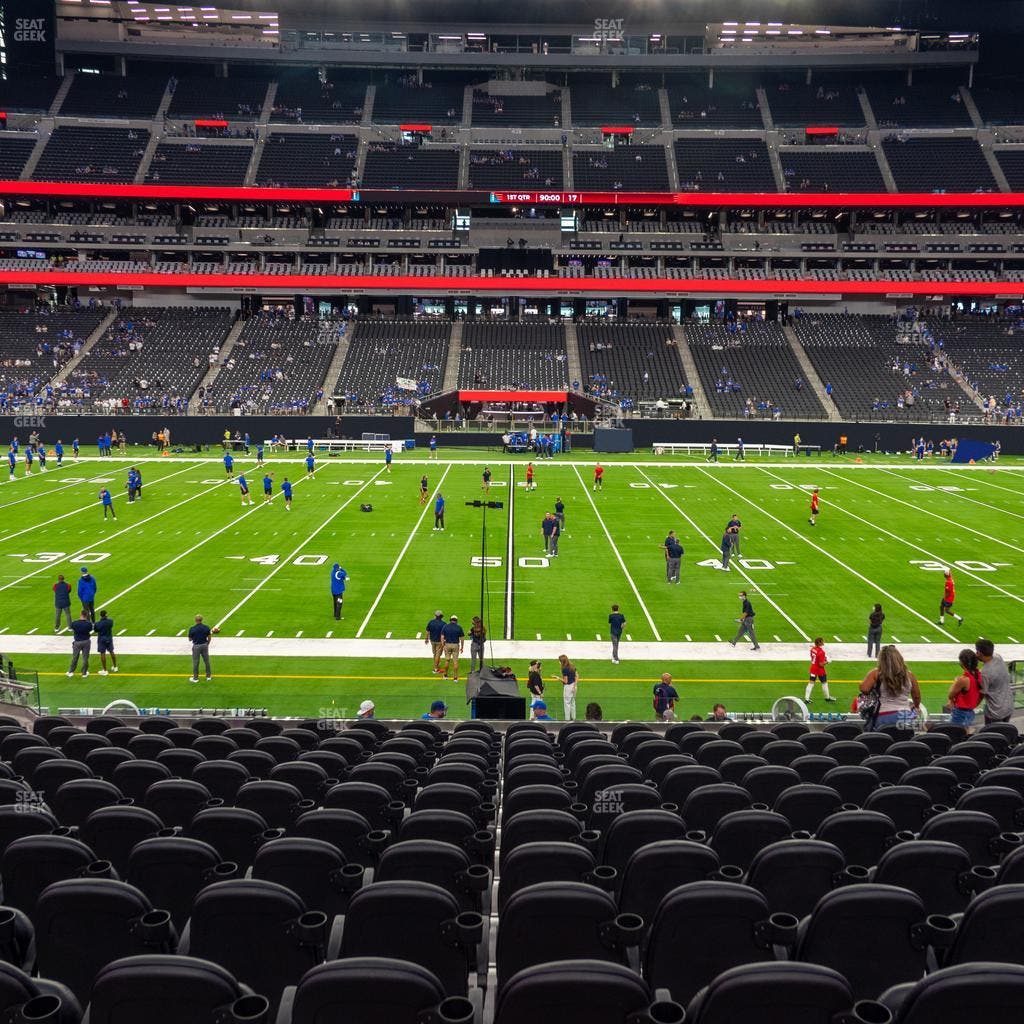 Allegiant Stadium - Section Club 112 Seat View