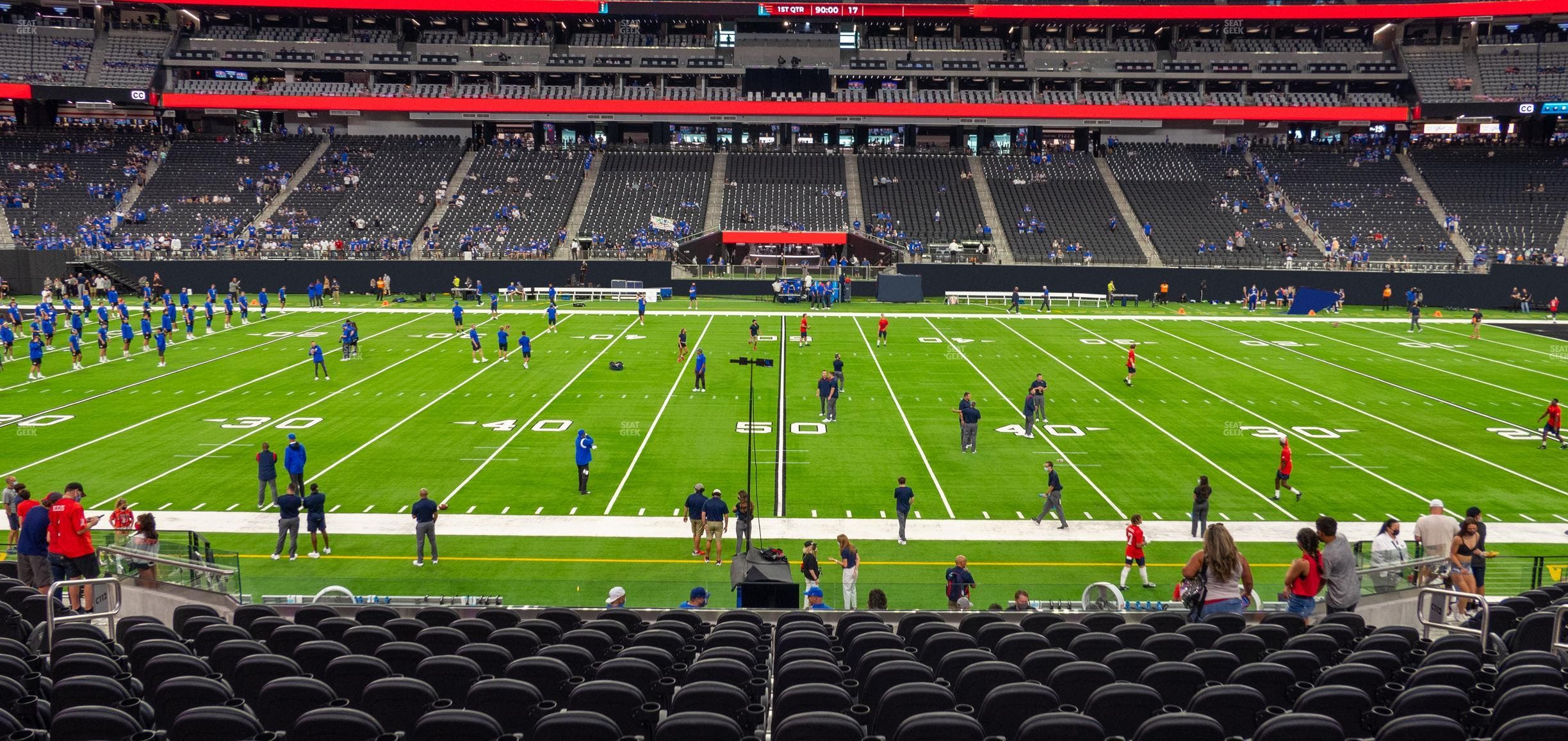 Allegiant Stadium - Section Club 112 Seat View