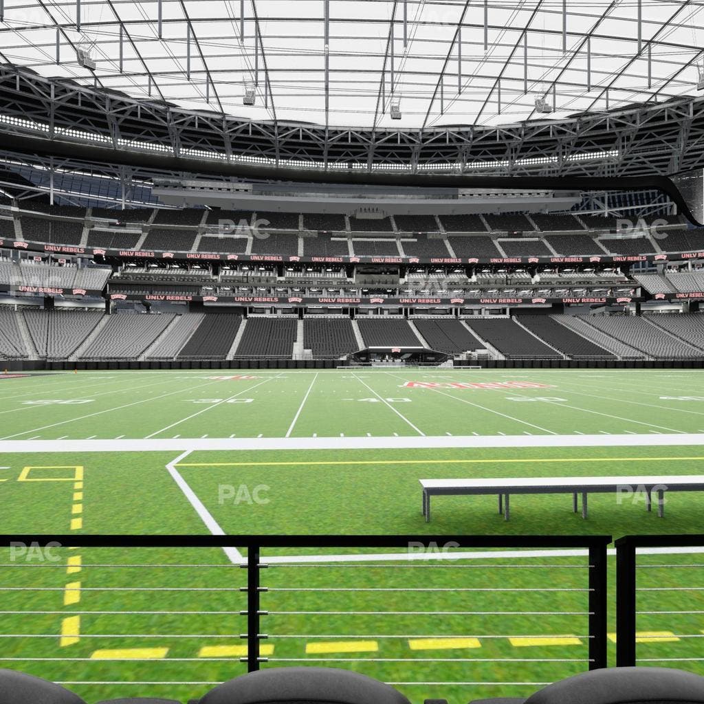 Allegiant Stadium - Section Club 113 Seat View