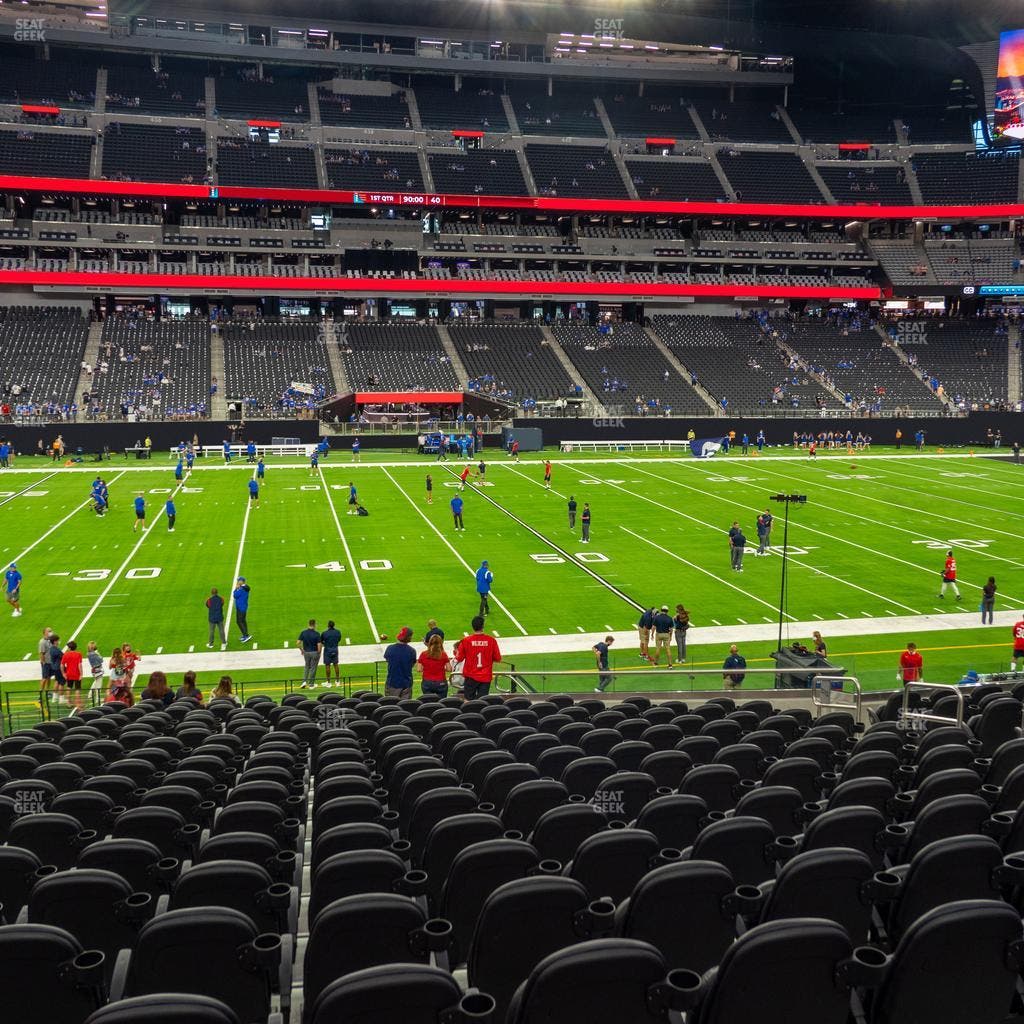 Allegiant Stadium - Section Club 113 Seat View
