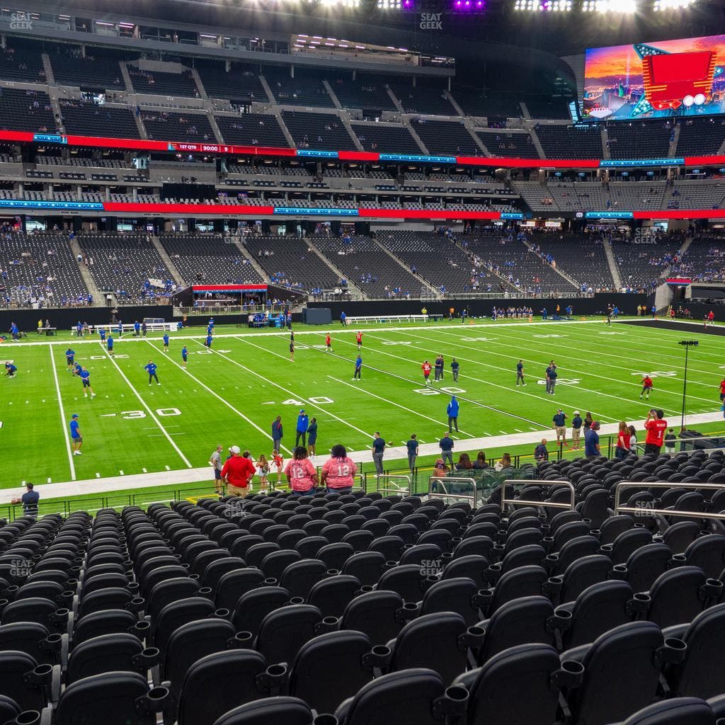 Allegiant Stadium - Section Club 114 Seat View