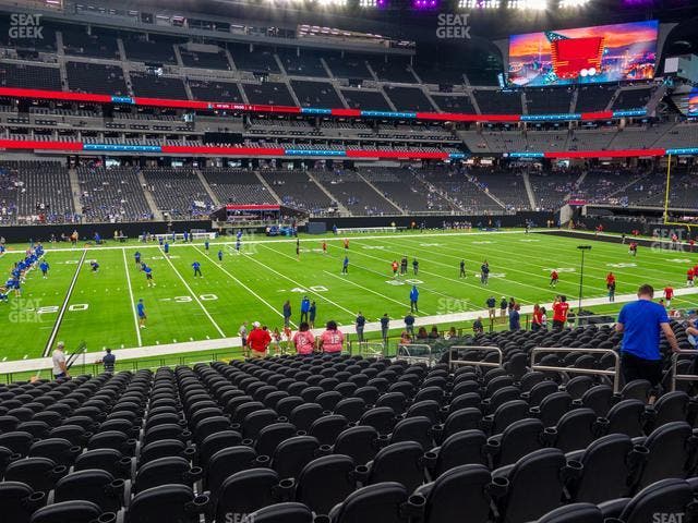 Allegiant Stadium - Section Club 114 Seat View
