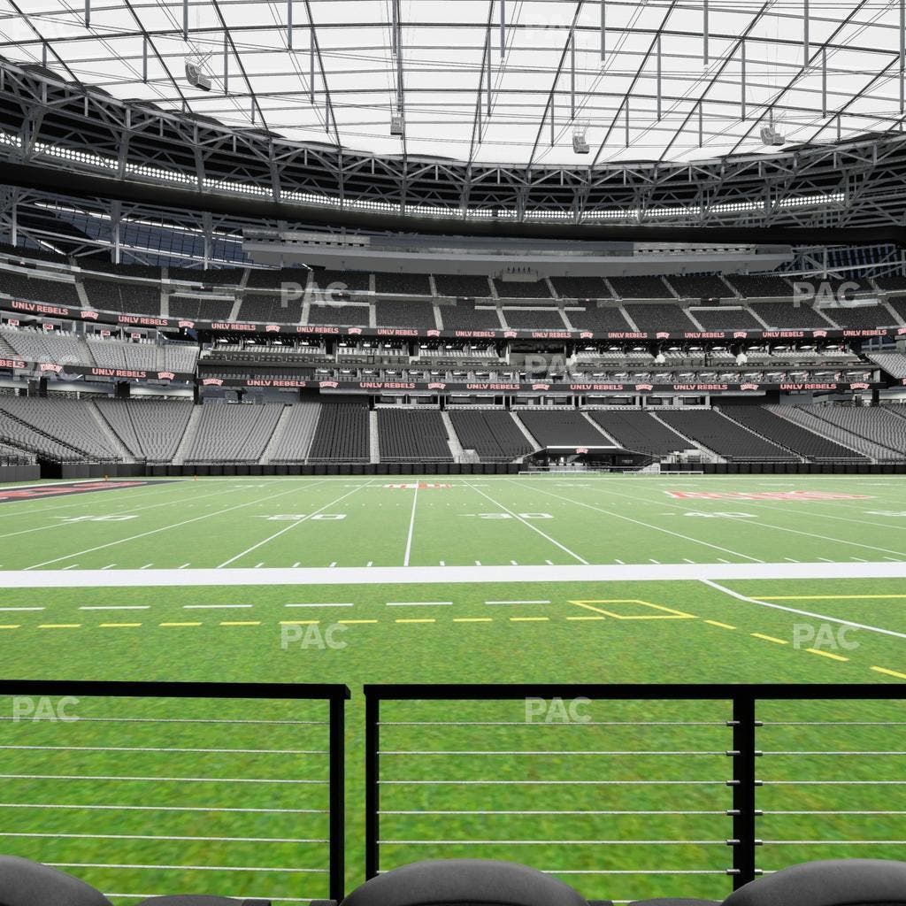 Allegiant Stadium - Section Club 114 Seat View