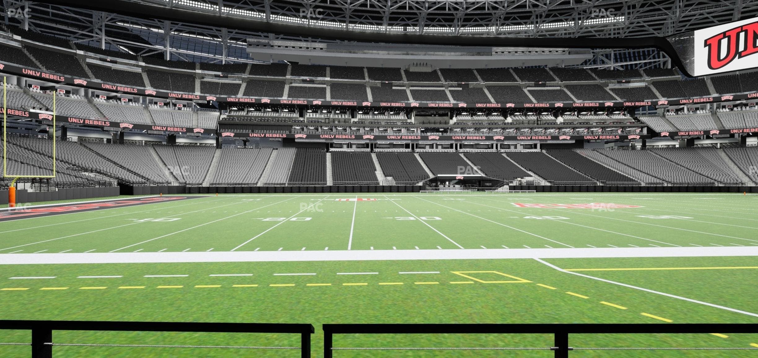 Allegiant Stadium - Section Club 114 Seat View