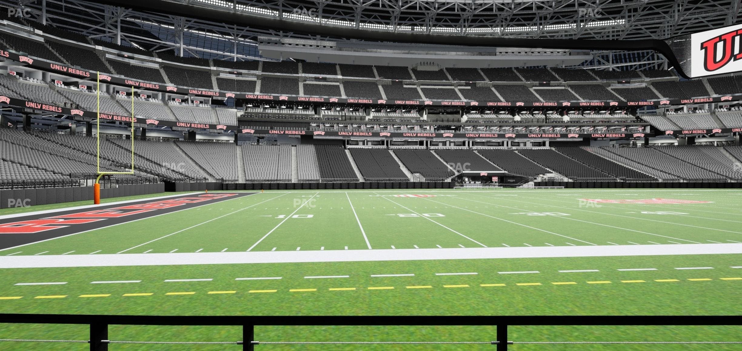 Allegiant Stadium - Section Club 115 Seat View