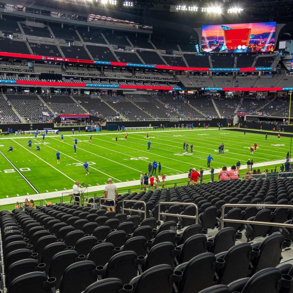 Allegiant Stadium - Section Club 115 Seat View