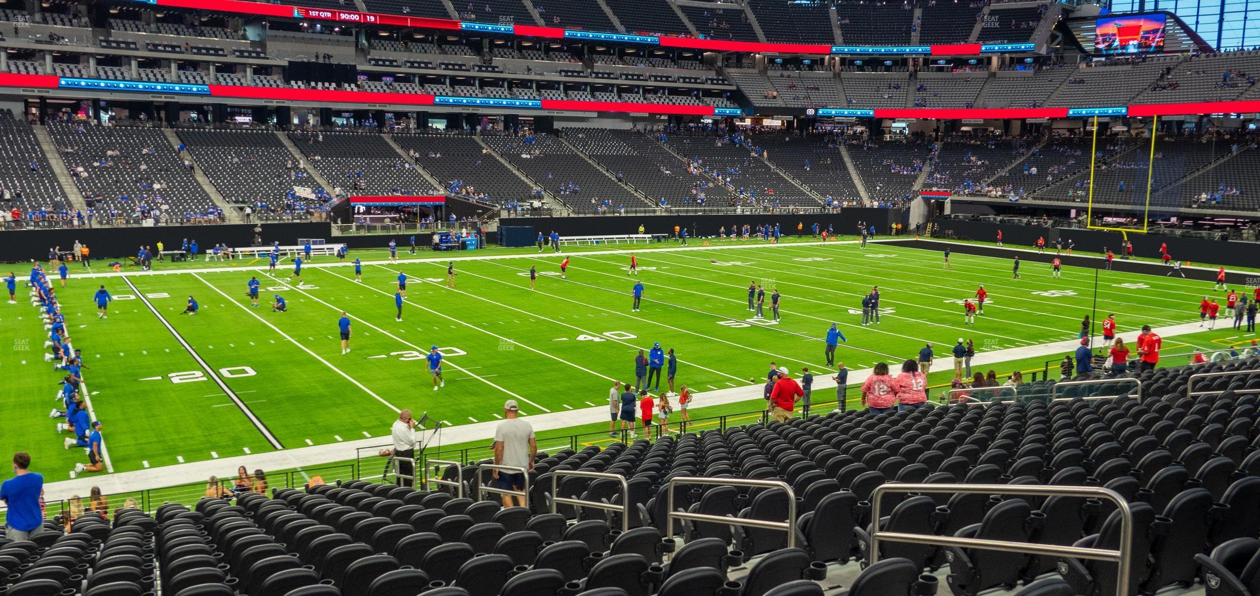 Allegiant Stadium - Section Club 115 Seat View