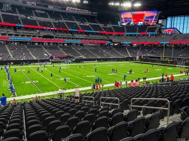 Allegiant Stadium - Section Club 115 Seat View
