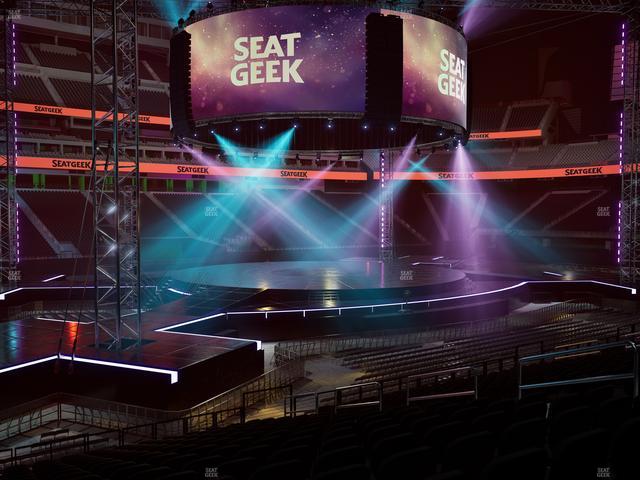 Allegiant Stadium - Section Club 115 Seat View