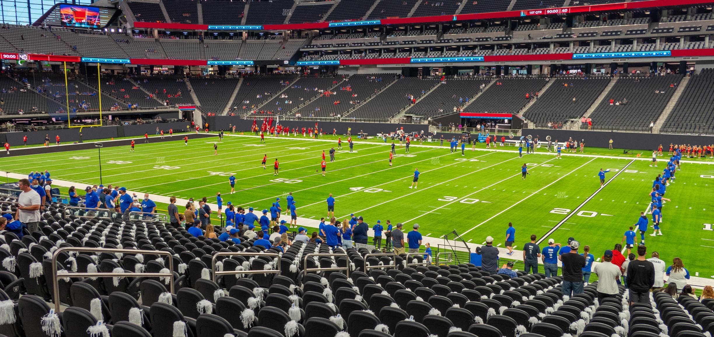 Allegiant Stadium - Section Club 131 Seat View