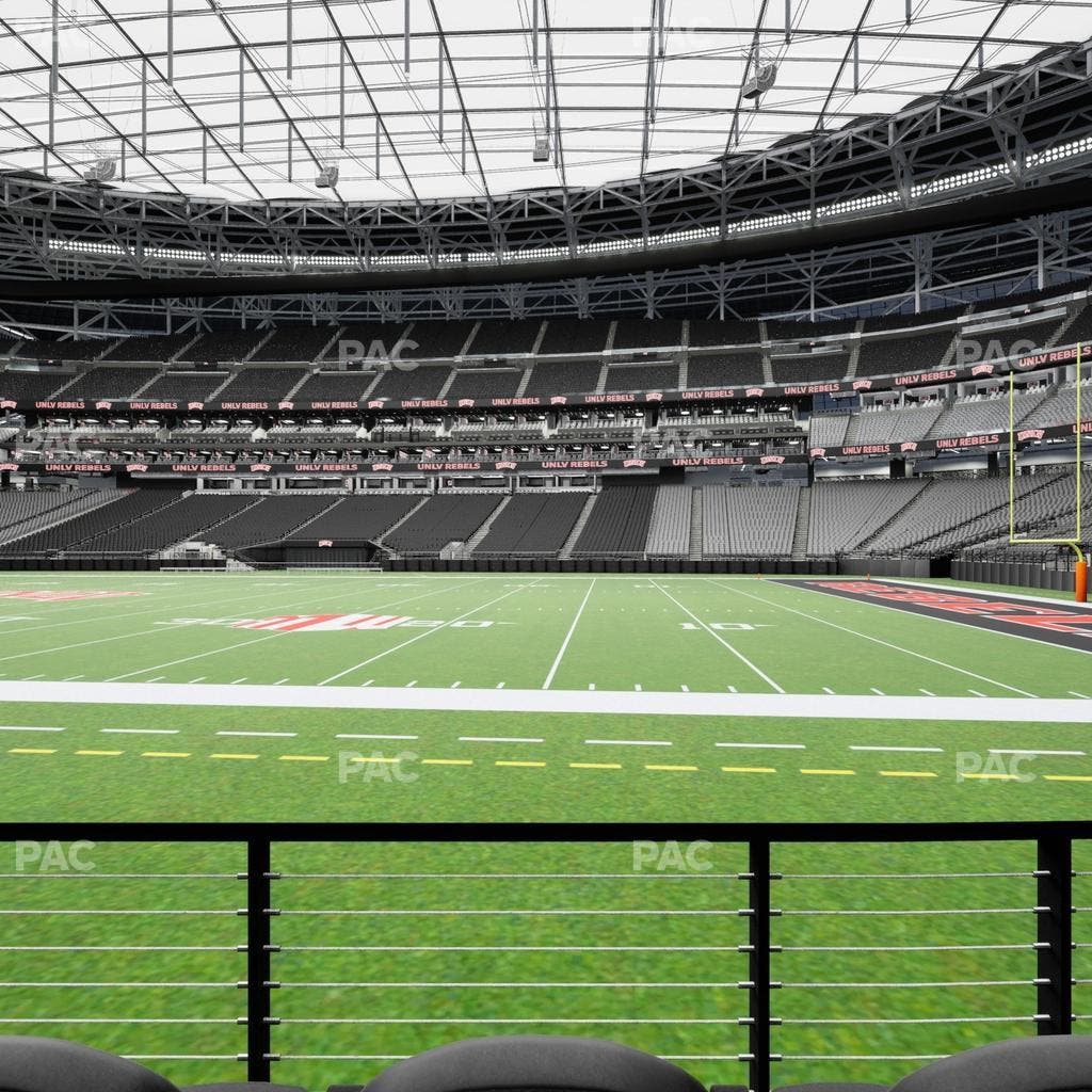 Allegiant Stadium - Section Club 131 Seat View