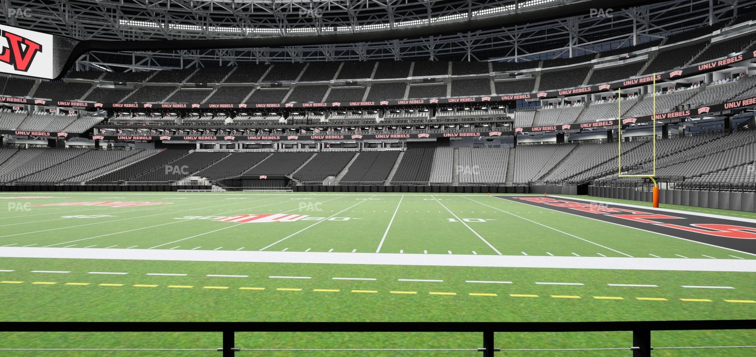 Allegiant Stadium - Section Club 131 Seat View