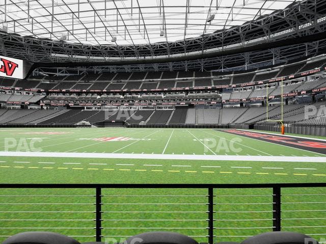 Allegiant Stadium - Section Club 131 Seat View