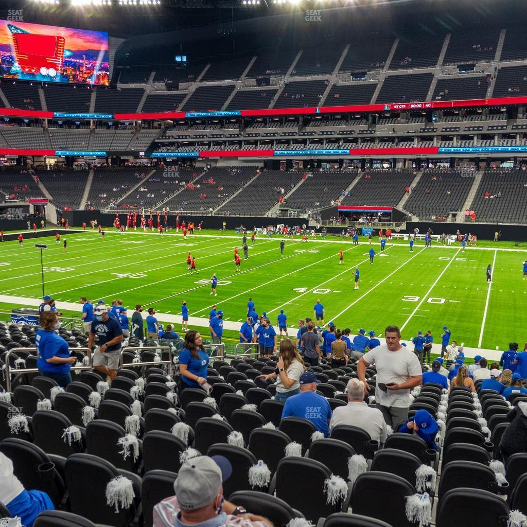Allegiant Stadium - Section Club 132 Seat View