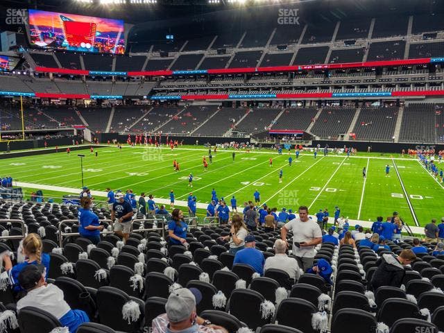 Allegiant Stadium - Section Club 132 Seat View