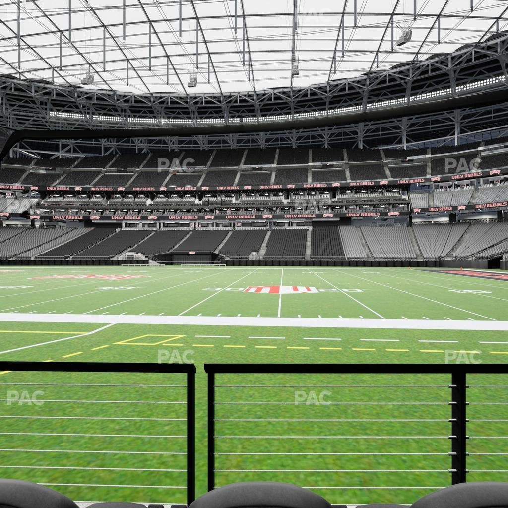 Allegiant Stadium - Section Club 132 Seat View