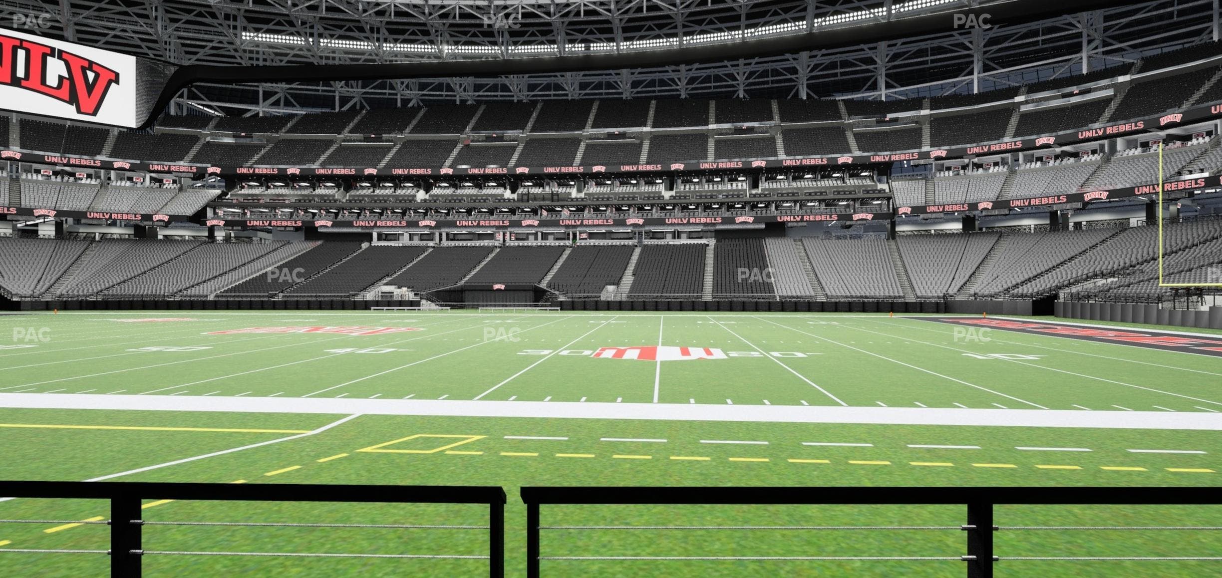 Allegiant Stadium - Section Club 132 Seat View