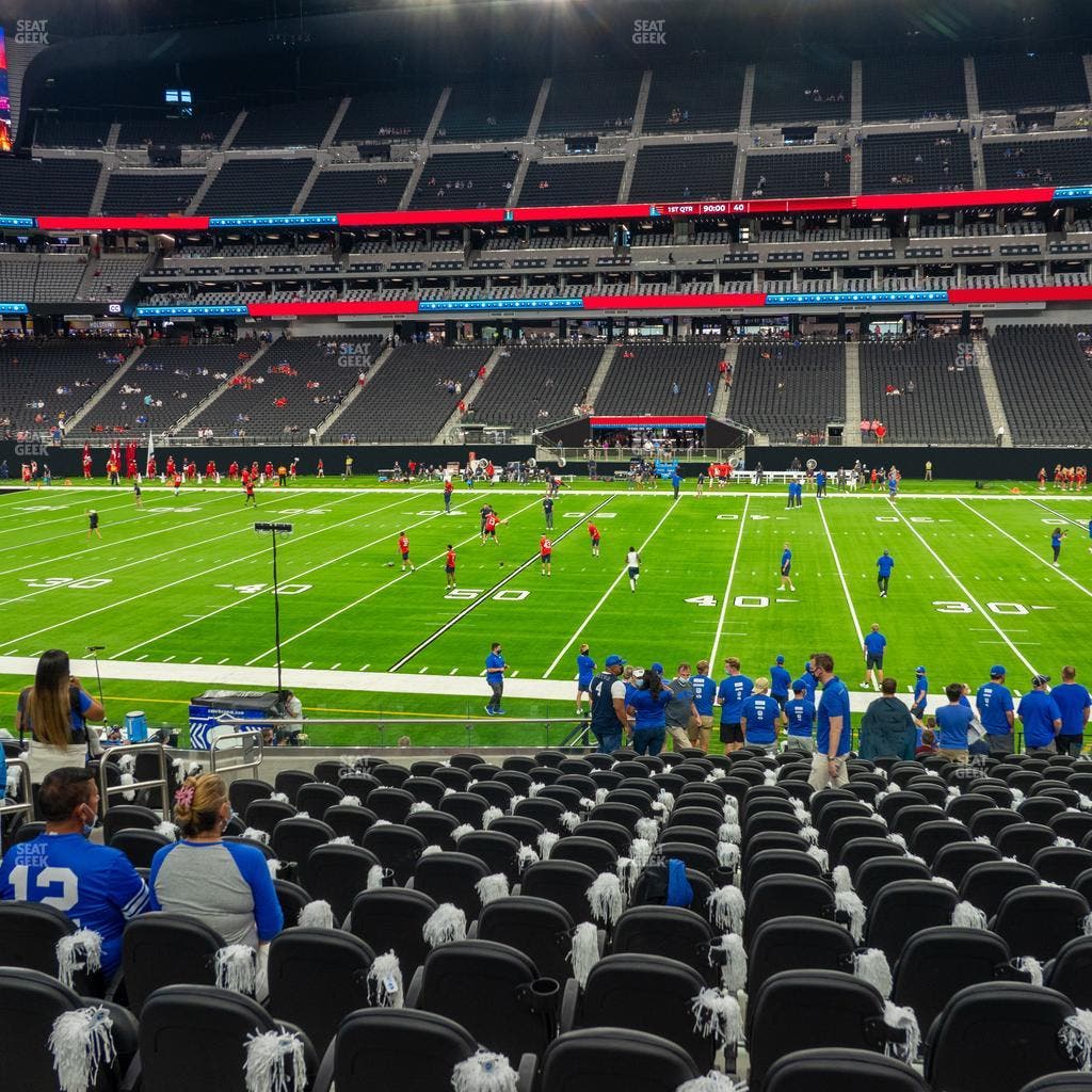 Allegiant Stadium - Section Club 133 Seat View