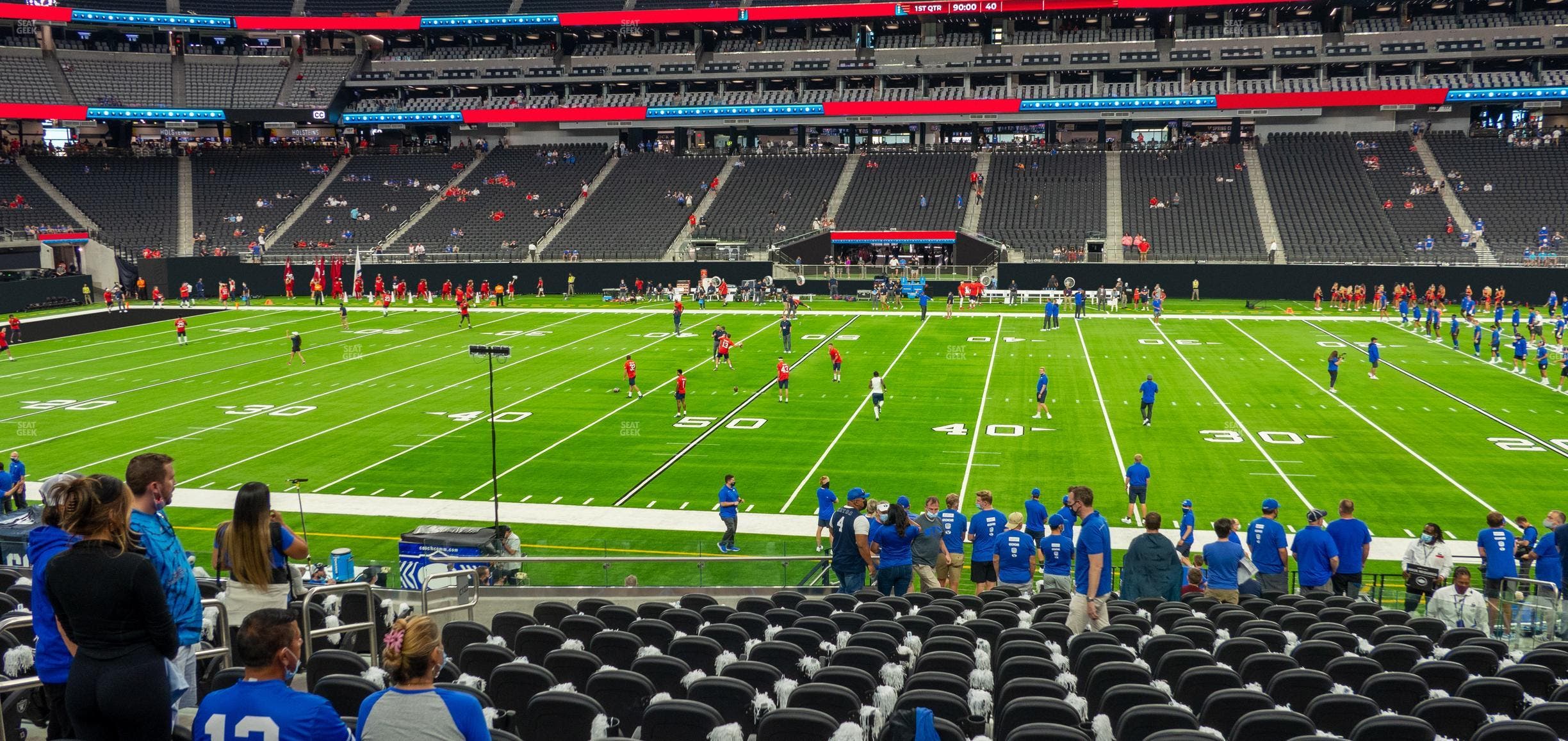 Allegiant Stadium - Section Club 133 Seat View