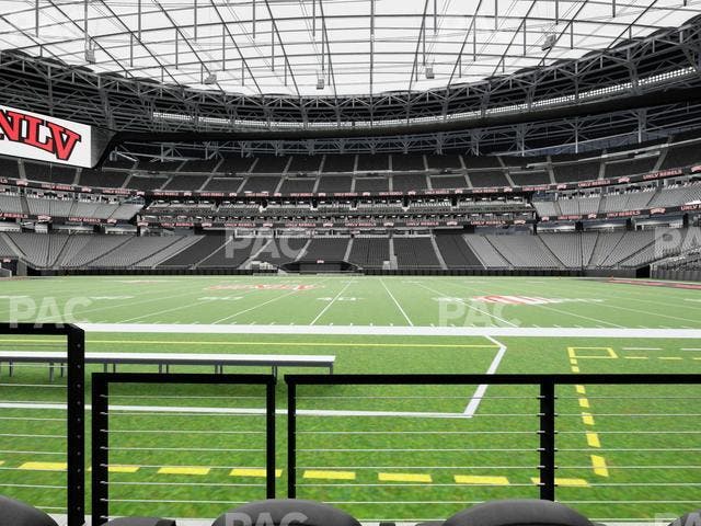Allegiant Stadium - Section Club 133 Seat View
