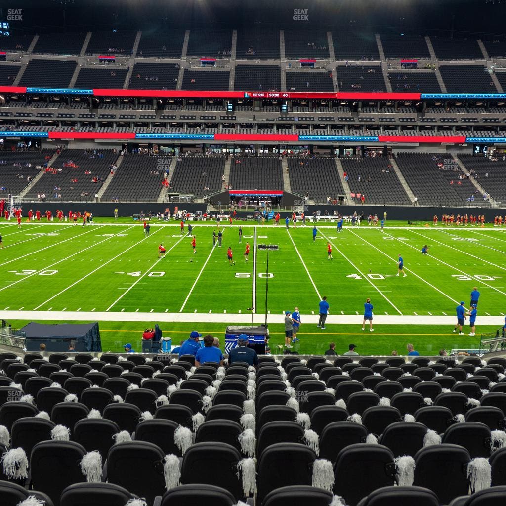Allegiant Stadium - Section Club 134 Seat View