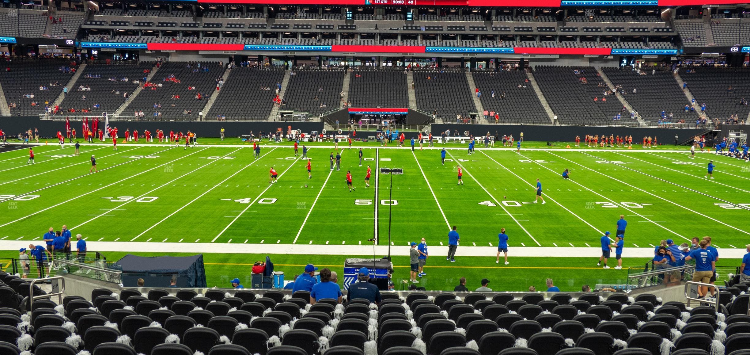 Allegiant Stadium - Section Club 134 Seat View