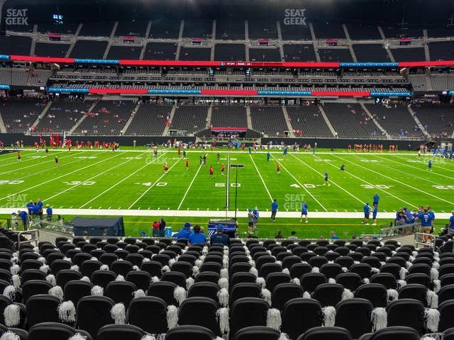Allegiant Stadium - Section Club 134 Seat View
