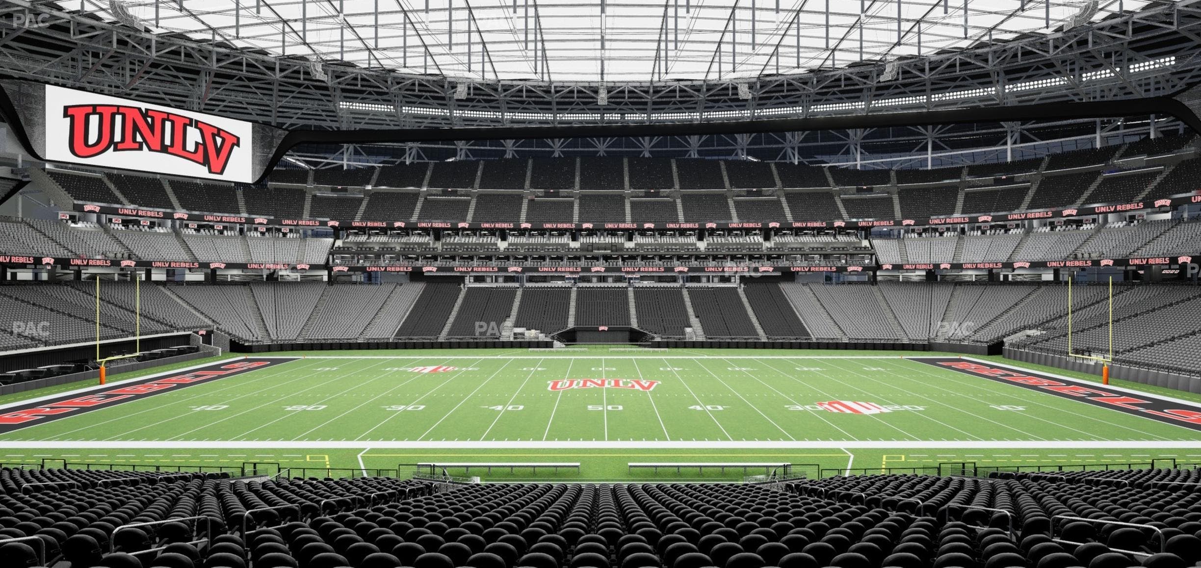 Allegiant Stadium - Section Club 134 Seat View