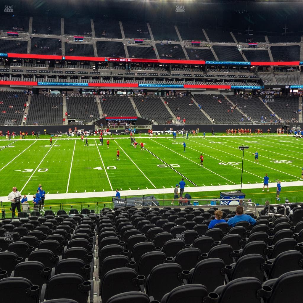 Allegiant Stadium - Section Club 135 Seat View