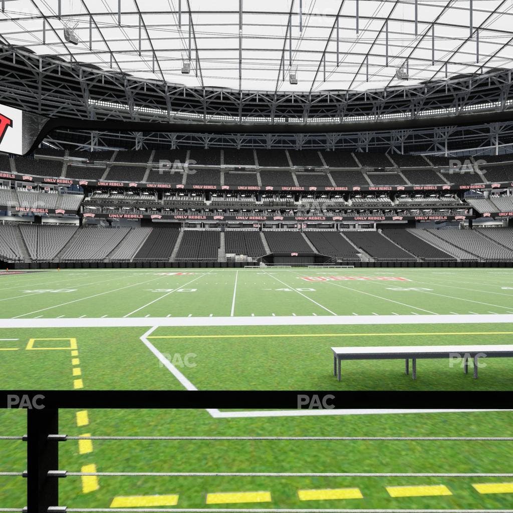 Allegiant Stadium - Section Club 135 Seat View