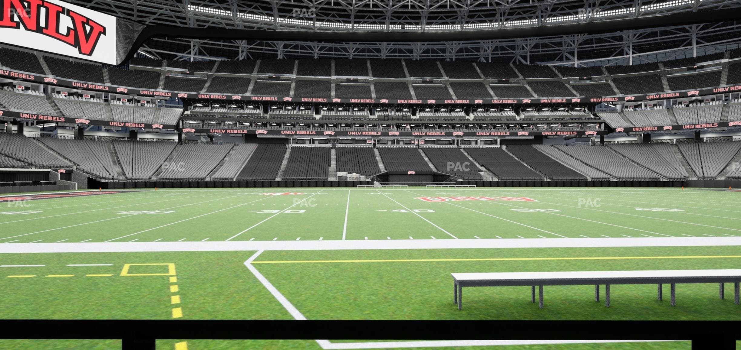 Allegiant Stadium - Section Club 135 Seat View