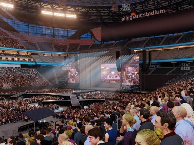 Allegiant Stadium - Section Club 136 Seat View