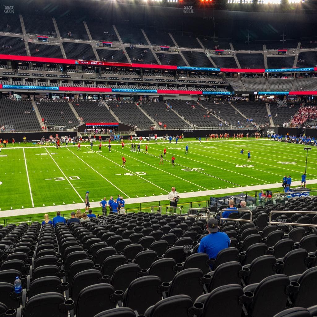 Allegiant Stadium - Section Club 136 Seat View