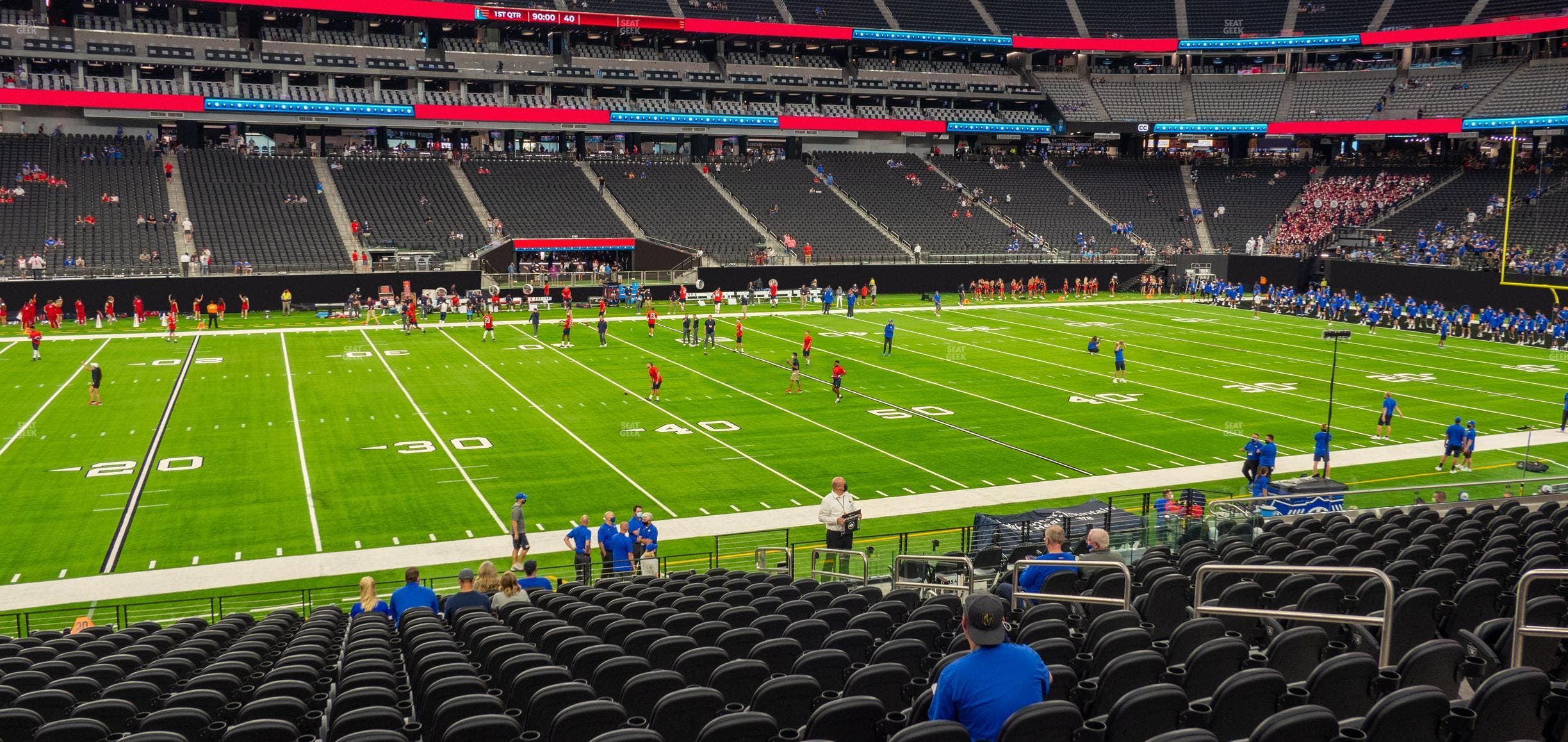 Allegiant Stadium - Section Club 136 Seat View