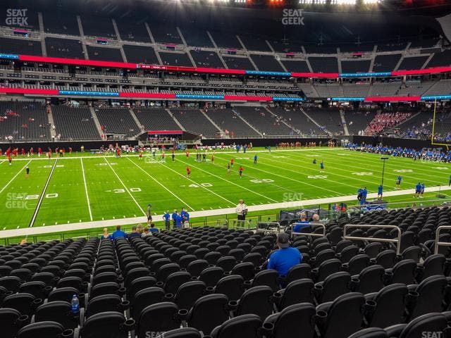 Allegiant Stadium - Section Club 136 Seat View