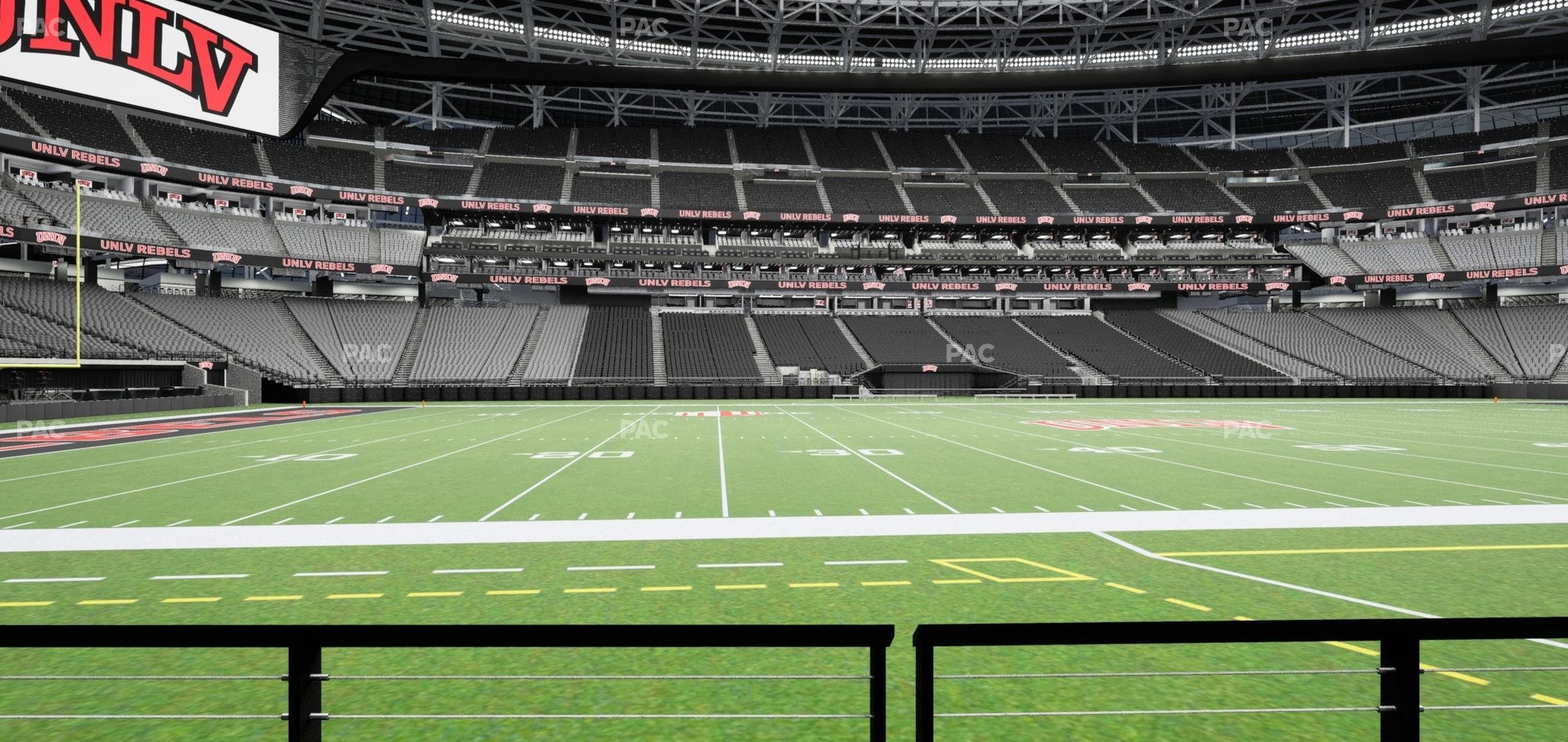 Allegiant Stadium - Section Club 136 Seat View