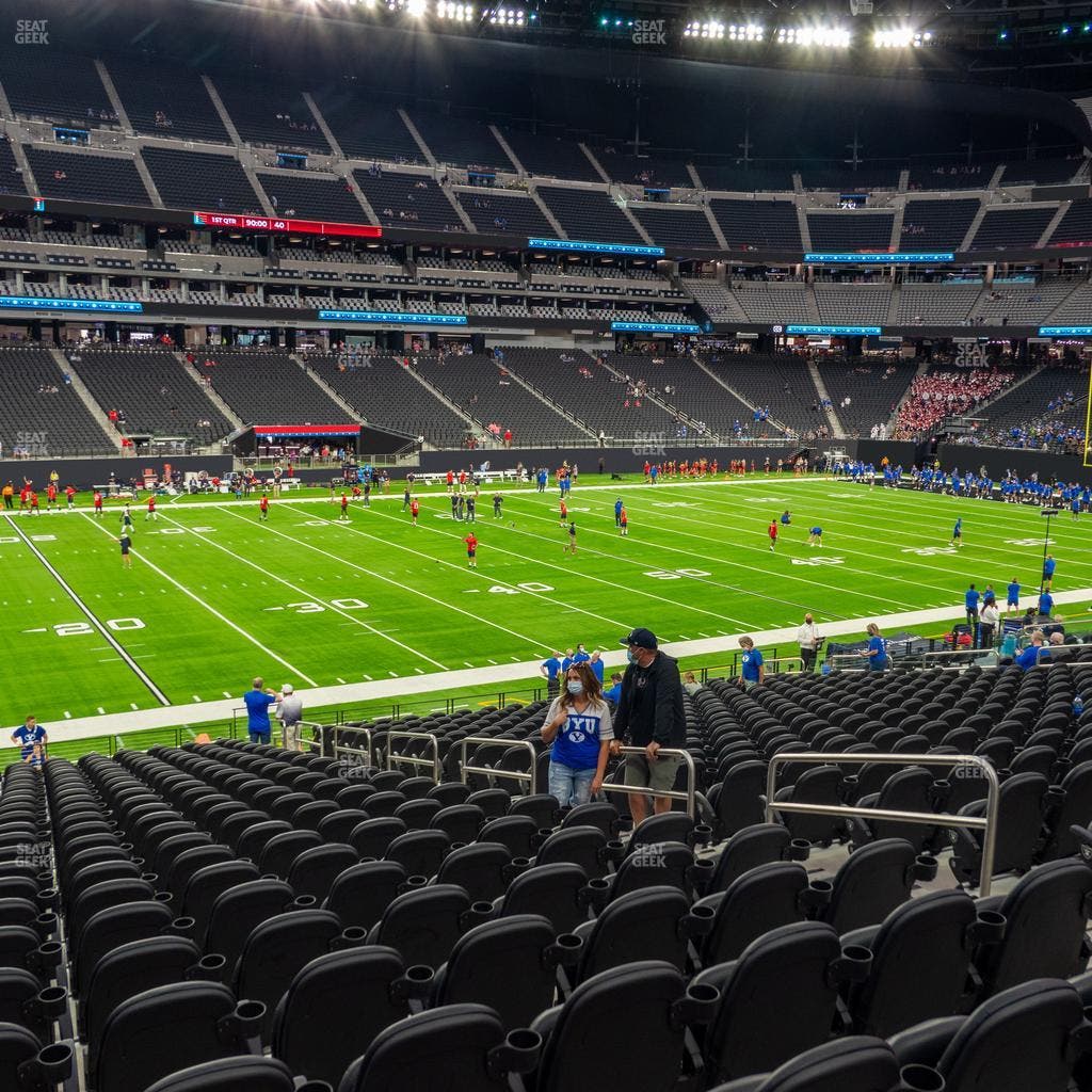 Allegiant Stadium - Section Club 137 Seat View