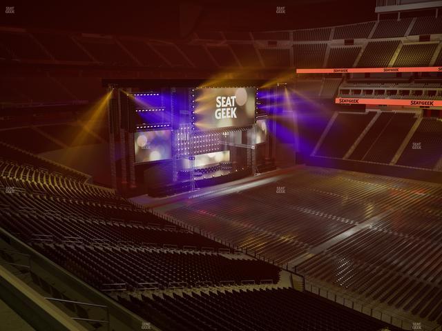 Allegiant Stadium - Section East Loge 10 Seat View Allegiant Stadium - Section East Loge 10 Seat View