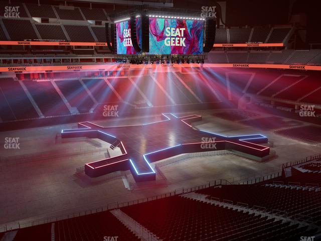 Allegiant Stadium - Section East Loge 20 Seat View Allegiant Stadium - Section East Loge 20 Seat View