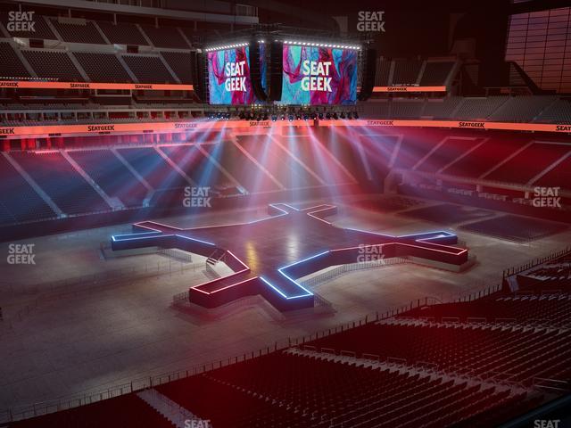 Allegiant Stadium - Section East Loge 23 Seat View Allegiant Stadium - Section East Loge 23 Seat View