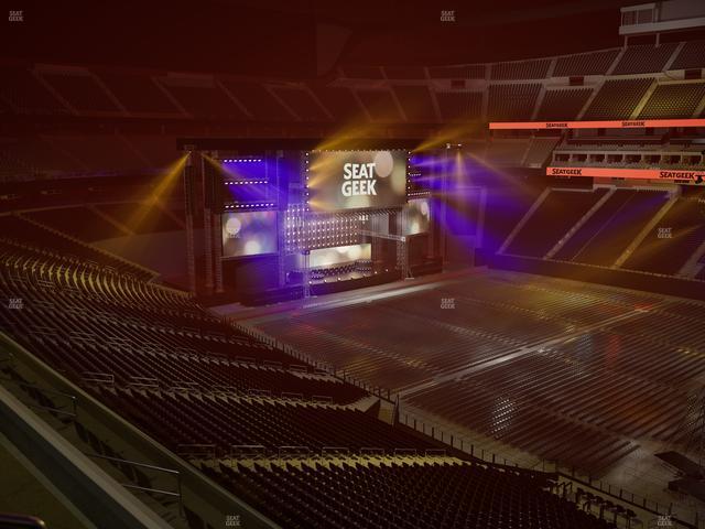 Allegiant Stadium - Section East Loge 7 Seat View Allegiant Stadium - Section East Loge 7 Seat View