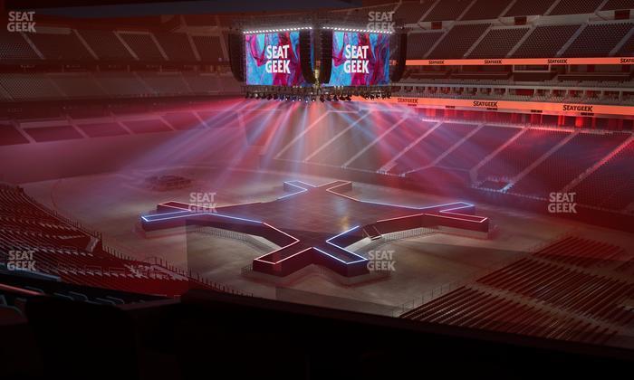 Allegiant Stadium - Section East Suite 2007 Seat View