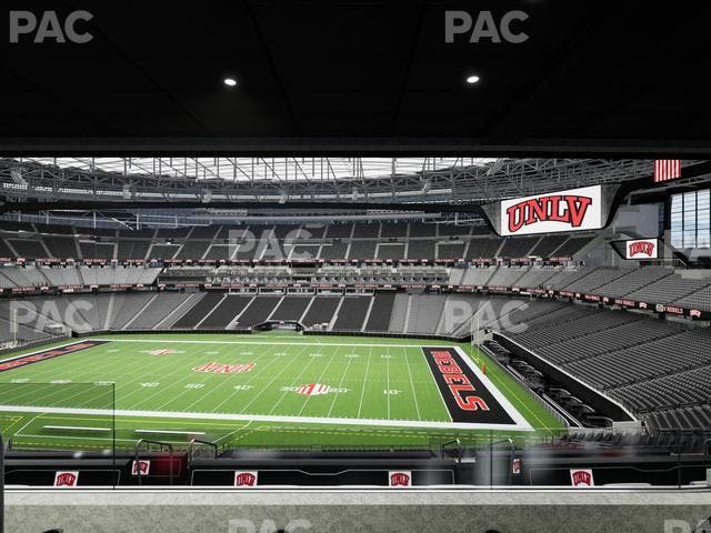Allegiant Stadium - Section East Suite 2012 Seat View